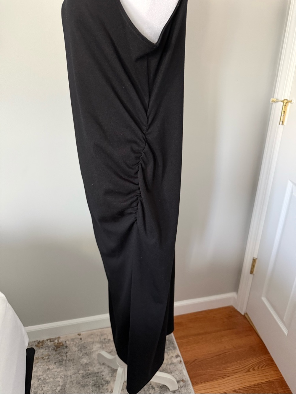 a new day Black Sleeveless Maxi Dress with Side Twist Size L - Picture 3 of 6